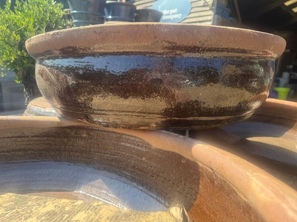 Glazed Ceramic Yakuta Jilin Bowl - Brown